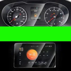 Protecteur d'écran de voiture pour MG ZS intérieur 2018 2019 voiture Navigation GPS verre trempé Film de protection d'écran autocollant
