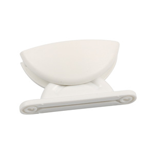 Tope de puerta semicircular blanco para gabinete de RV, montaje en pared, fácil instalación, diseño minimalista, uso en apartamentos, acero inoxidable - Product Image 4