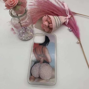 Per iPhone Xs Max 11 12 13 14 15 16 17 Pro Max Sexy melanina Popping corpo Sexy Tpu di lusso cassa del telefono Flash polvere flusso grande culo - Product Image 1