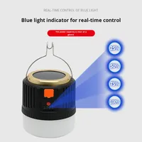 Ampoule de tente extérieure Bbq randonnée lanterne de secours portable lampe solaire éclairage de camping rechargeable