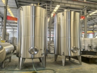 Réservoir de stockage sous pression Cassman certifié CE ISO, prix bas, en acier inoxydable SUS 304 316, 3000L, épaisseur 3mm, facile à utiliser, simple ou double paroi