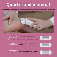 Nouvel appareil électrique automatique pour éliminer les callosités et ponceuse à pieds avec sable de quartz, outil de pédicure domestique pour l'exfoliation des talons