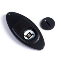 Télécommande universelle mate de haute qualité à 7 touches noire IR sans fil pour ventilateur électrique domestique