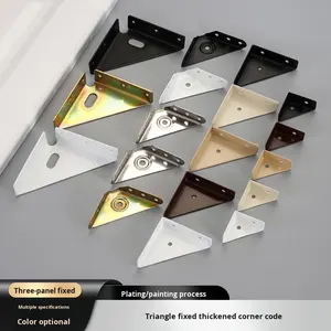 Connecteurs d'angle en L à 90 degrés en fer et alliage de zinc pour étagères de placard, avec assemblage facile et connecteurs épaissis – Vente en gros - Product Image 6