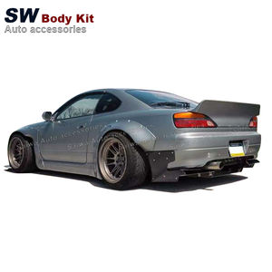 Комплект из стекловолокна с широким корпусом для <span class=keywords><strong>Nissan</strong></span> <span class=keywords><strong>SILVIA</strong></span> S15 1999-2002 включает сплиттер для губ - Product Image 4