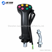Manette de commande électrique multifonction à 6 boutons Juexuan, robuste, garantie 1 an, pour les machines forestières