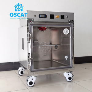 Cage pour chien en acier inoxydable à deux étages de qualité supérieure OSCAT pour les caisses résistantes aux salons de toilettage pour animaux de compagnie - Product Image 6