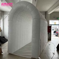 Tunnel gonflable de fête de boîte de nuit avec éclairage LED