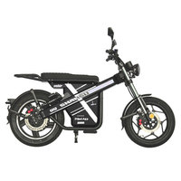 Scooter Eléctrico de Dos Ruedas Estilo Harley de Alta Velocidad con Varios Colores, Equipado con un Motor de 60V 2000W y una Autonomía de 40 km