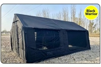Tente gonflable intégrée ARK20 avec une chambre et un salon, design chaud et confortable pour le camping en plein air