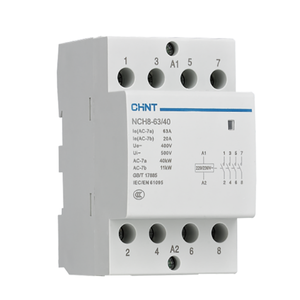 คอนแทคเตอร์ <span class=keywords><strong>CHINT</strong></span> IEC/EN 61095 NCH8 แบบโมดูลาร์ สูงสุด 20A 25A <span class=keywords><strong>40A</strong></span> 63A 230V 400V AC50/60Hz AC-1-7a-7b 20-63A - Product Image 3