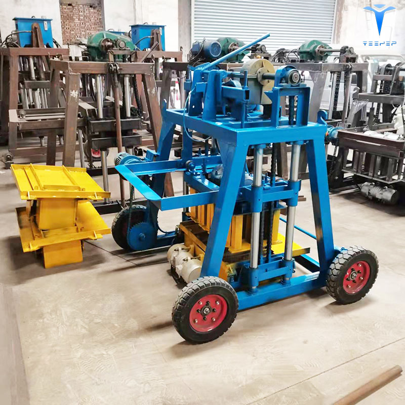 Пожарная машина в Судане для производства бетонного кирпича, полуавтоматический блок