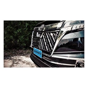 Bộ body kit xe Toyota Hiace 2019+ kiểu <span class=keywords><strong>Wald</strong></span>, xe minivan thân rộng, bao gồm cản trước và sau, lưới tản nhiệt và đèn tự động - Product Image 2