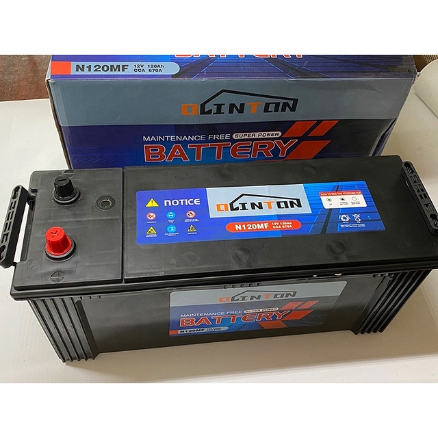 Heavy Duty N120MF Battery Super Power 12v 120ah Lead Acid Batteries CCA870A