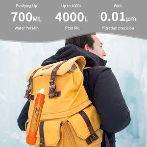 Filtre à eau portable Filterwell UF <span class=keywords><strong>Membrane</strong></span> KDF Mini pour le camping, la randonnée, les voyages, la vie quotidienne en plein air, paille filtrante à eau - Product Image 6