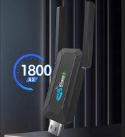 Adaptor Wifi USB 1800Mbps 2.4GHz&5.4GHz Dual-band Dongle WiFi Nirkabel USB3.0 Kartu Antarmuka Jaringan Nirkabel