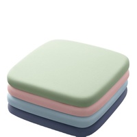 Coussin de dossier et d'assise de luxe en mousse à mémoire de forme pour chaise de salle à manger ou de bureau, avec housse amovible et lavable, personnalisable