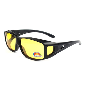 Gafas de sol polarizadas con revestimiento redondo para exteriores, lentes de sol con protección UV400, antideslumbrantes, con visión nocturna - Product Image 1