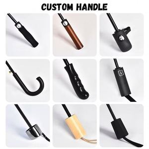 Promotion Business Gifts Custom Logo Printed Red Wind Proof Rain <b>Umbrellas</b> Manual Open 3 Folding <b>Umbrella</b> - Product Image 5