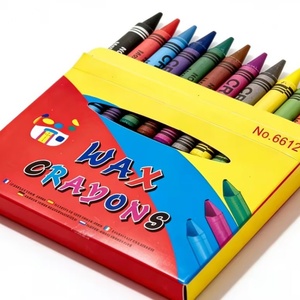 Wholesale Price Erasable Non-Toxic Wax Drawing Painting 12-Color Crayons for Children with CE Certification - Product Image 4