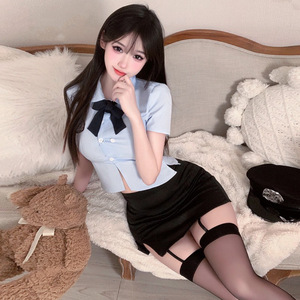 Conjunto <span class=keywords><strong>de</strong></span> lencería <span class=keywords><strong>de</strong></span> juego <span class=keywords><strong>de</strong></span> rol ajustado Sexy para <span class=keywords><strong>mujer</strong></span>, traje profesional tentador, disfraces <span class=keywords><strong>de</strong></span> profesor <span class=keywords><strong>de</strong></span> oficial <span class=keywords><strong>de</strong></span> estudiante, mitad - Product Image 4