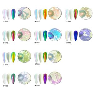 Tắc Kè Hoa phân cực bột 10 màu sắc siêu thay đổi sắc tố óng ánh cho phun sơn ô tô sơn xe - Product Image 5