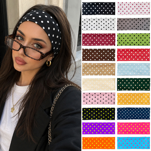 Diademas Elásticas con Puntos, para Deportes, Gimnasio, Yoga, Accesorio para el Cabello de <span class=keywords><strong>Moda</strong></span> para <span class=keywords><strong>Mujer</strong></span>, para Maquillaje y Uso Diario, con Logotipo Personalizado - Product Image 1