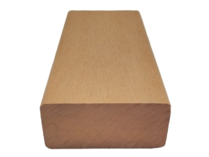 Banco de jardín decorativo WPC, viga compuesta de plástico de <span class=keywords><strong>madera</strong></span> maciza, durmiente compuesto impermeable para Decoración - Product Image 2