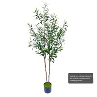 Arbre d'olivier artificiel en pot, design moderne et luxueux, plastique, haute simulation, pour la maison et le jardin, bonsaï