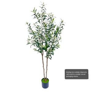 Albero di <span class=keywords><strong>Ulivo</strong></span> Artificiale in Vaso, Design Moderno e Lussuoso, Alta Simulazione in Plastica, Bonsai per Interni e Giardino - Product Image 3