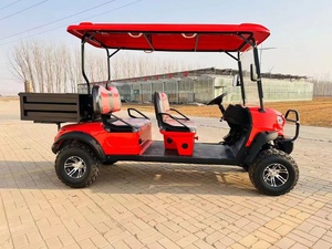 En promotion : Voiturette de golf électrique 4 places avec châssis en acier, puissance 5 kW, autonomie 90 km, pour utilisation avec remorque utilitaire - Product Image 4
