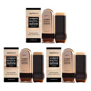 <span class=keywords><strong>Serie</strong></span> de bases de maquillaje en barra Zephoco Brightening Concealer, acabado mate sedoso, ligero, natural, control de grasa, hidratante - Product Image 5