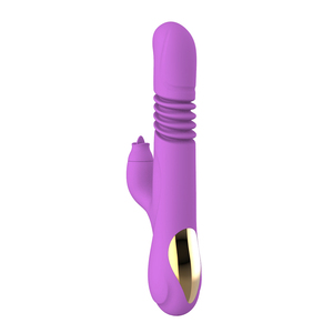 Vibrateur télescopique en forme de lapin pour femmes, jouet sexuel pour adultes - Product Image 1