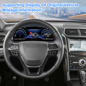 หน้าปัดดิจิตอลดีไซน์ใหม่ Navihua อัพเกรดมาตรวัดความเร็วแบบ LCD พร้อมแผง Carplay สำหรับ Ford Explorer ปี 2017-2018 - Product Image 3