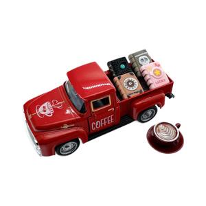 Camioneta Retro de 12.5 Centímetros, Modelo de Coche de Aleación, Adorno Artesanal, Regalo, Camioneta de Café - Product Image 5