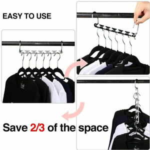 <span class=keywords><strong>Cintre</strong></span> magique pliant multifonctionnel en acier inoxydable de livraison directe paisible pour Ebay Shopify <span class=keywords><strong>Amazon</strong></span> Woo Commerce - Product Image 4