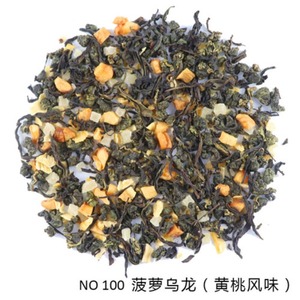 Thé aux fruits séchés saveur naturelle ananas oolong, vente chaude, commande OEM avec emballage personnalisé - Product Image 2