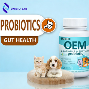 Complément Probiotique 100 Milliards UFC 6 Souches <span class=keywords><strong>Poudre</strong></span> Santé Intestinale & Immunitaire pour Chats & Chiens Toutes Races & Âges Logo Personnalisé - Product Image 1