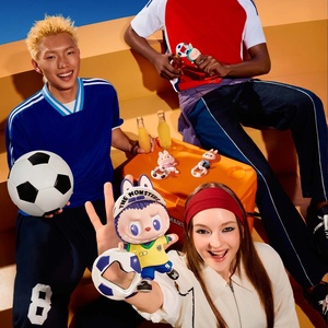 ของสะสมป๊อปมาร์ท รุ่น the MONSTERS Labubu WorldCup ชุดที่เปิดขวดติดตู้เย็น กล่องสุ่ม ฟิกเกอร์สะสม ของขวัญ - Product Image 6