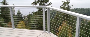 <span class=keywords><strong>Kit</strong></span> de <span class=keywords><strong>balustrade</strong></span> moderne en acier inoxydable et câble métallique avec éléments en <span class=keywords><strong>bois</strong></span> pour terrasse, usage résidentiel et commercial - Product Image 5