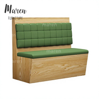 Banquette de restaurant en cuir PU, plusieurs couleurs, style moderne, usage commercial, banquette de restaurant avec dossier haut, meubles de restaurant d'occasion