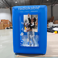 Cabine gonflable pour attraper de l'argent, machine à attraper de l'argent gonflable avec souffleur pour le divertissement