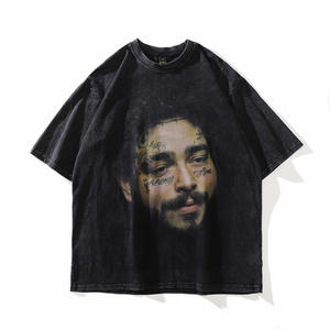 Fabricante OEM, Ropa de Hombre de Alta Calidad, 100% Algodón, 500 g/m², Estilo Hip-hop, Estampada, Lavada, Transpirable, Mayoristas en Línea - Product Image 3