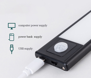 Có Thể Sạc Lại Cảm Biến Chuyển Động Tủ Quần Áo Ánh Sáng Dưới Tủ Nam Châm Không Dây Thanh <span class=keywords><strong>LED</strong></span> Ánh Sáng Ban Đêm Cảm Biến Chuyển Động Tủ Quần Áo Đèn - Product Image 2