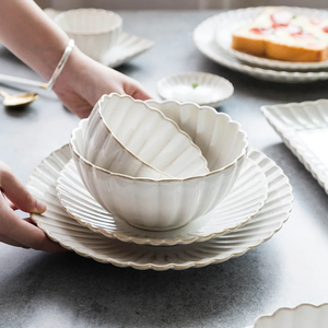 Assiettes à dîner en céramique nordique personnalisées par le fabricant, service <span class=keywords><strong>de</strong></span> table en céramique élégant, vaisselle en <span class=keywords><strong>porcelaine</strong></span> - Product Image 2