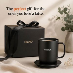 Mug à café expresso pour entreprise avec coffret cadeau, <span class=keywords><strong>thermos</strong></span> intelligent à chauffage automatique, portable, avec contrôle de la température - Product Image 6