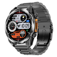 Reloj Inteligente HD300 AMOLED con Llamadas, Monitor de Ritmo Cardíaco, Contador de Pasos, Seguimiento del Sueño, Altímetro, Presión Barométrica, Silicona