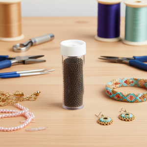 Perline Nere ILAN da 5mm per Creazione di Gioielli e Forniture Artigianali - Product Image 3