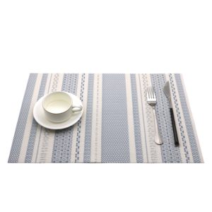 Wholesale Bohemian Style PU Leather Table Mats & Pads Elegant & Durable PVC <b>Placemats</b> with Drain New Style & Elegant Design - Product Image 1
