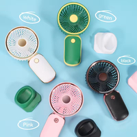 Ventilateur de poche USB mini portable simple de bureau, couleur contrastée, logo personnalisé, climatisation, ventilateur de refroidissement manuel